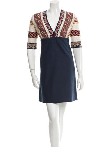 Vanessa Bruno Embroidered Ely Dress w/ Tags