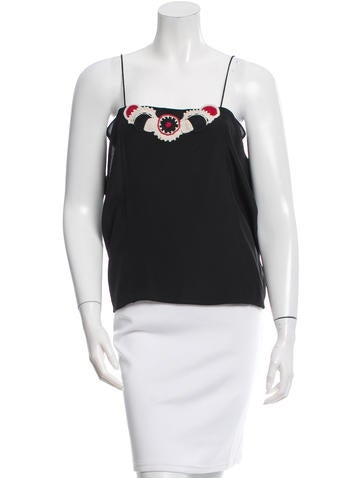 Vanessa Bruno Silk Sleeveless Top