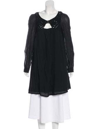 Vanessa Bruno Long Sleeve Mini Dress