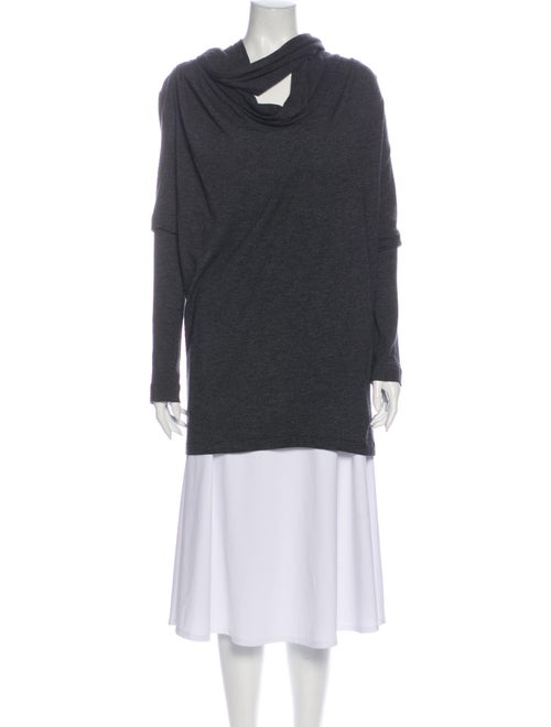 Vanessa Bruno Cowl Neck Sweater Grey