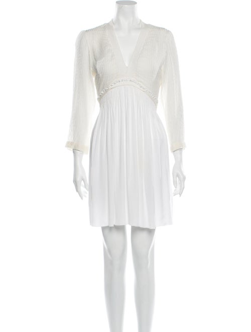 Vanessa Bruno V-Neck Mini Dress White