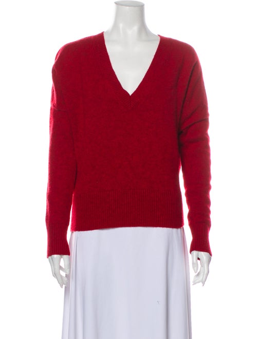 Vanessa Bruno V-Neck Sweater Red