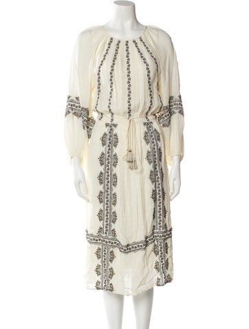 Vanessa Bruno Dresses Printed Midi Length Dress Us2, Fr34 | XS