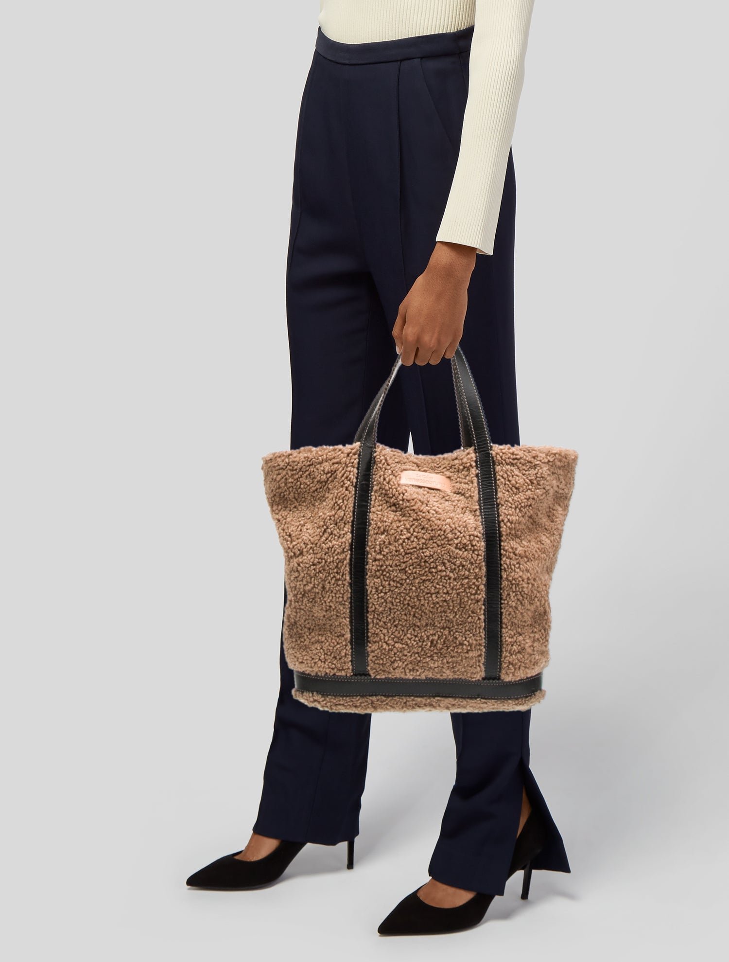 Vanessa Bruno Faux Fur Tote