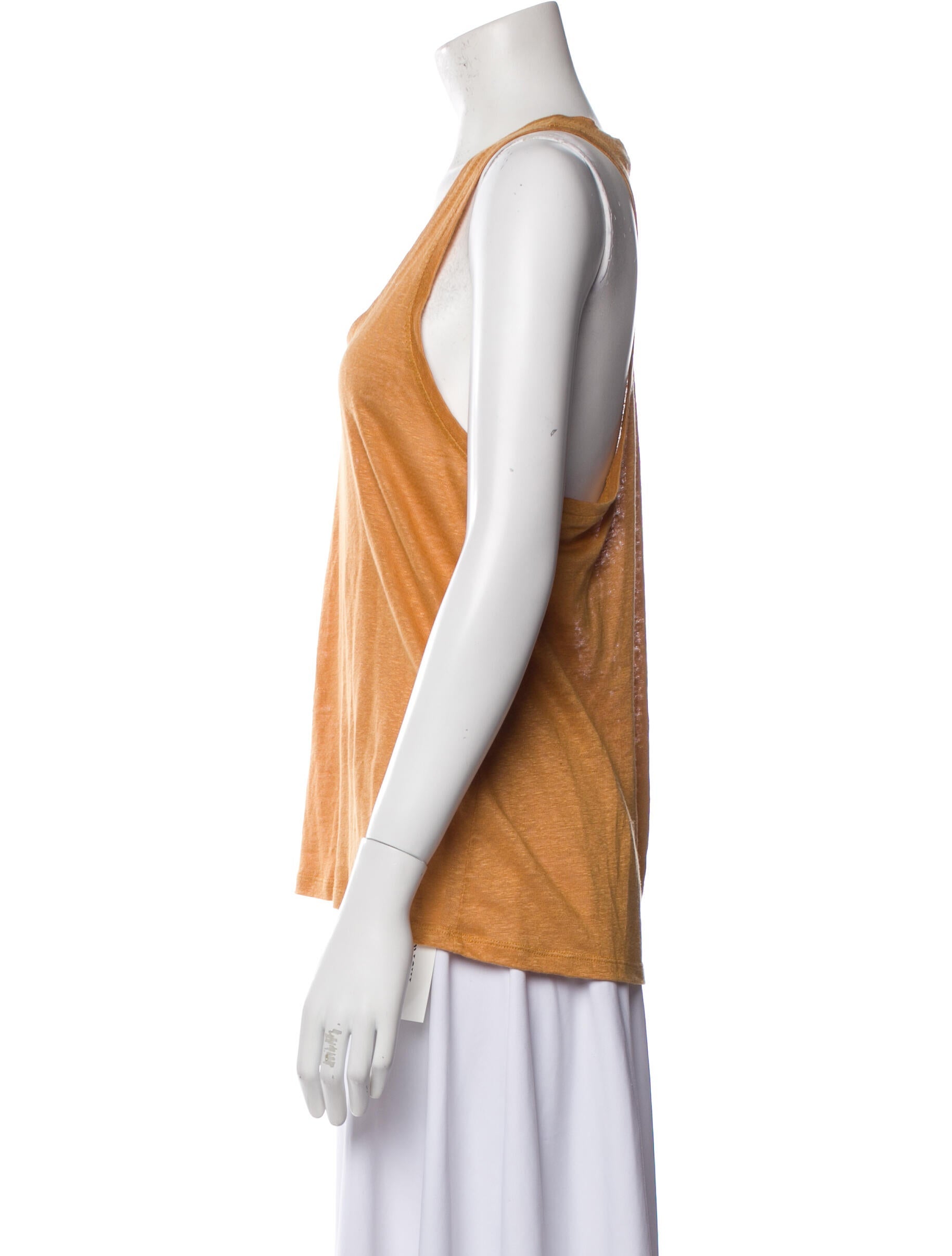 Vanessa Bruno Scoop Neck Sleeveless Top