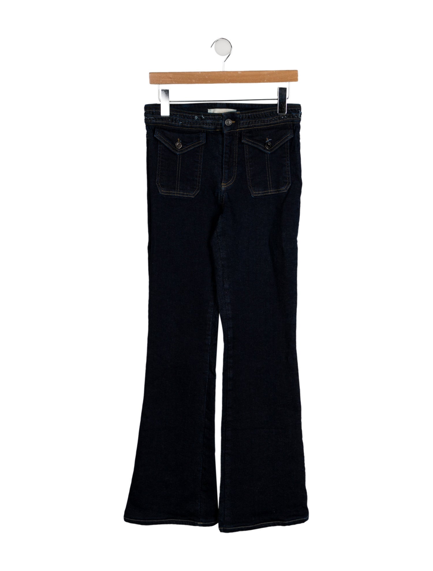 Vanessa Bruno Mid-Rise Wide Leg Jeans