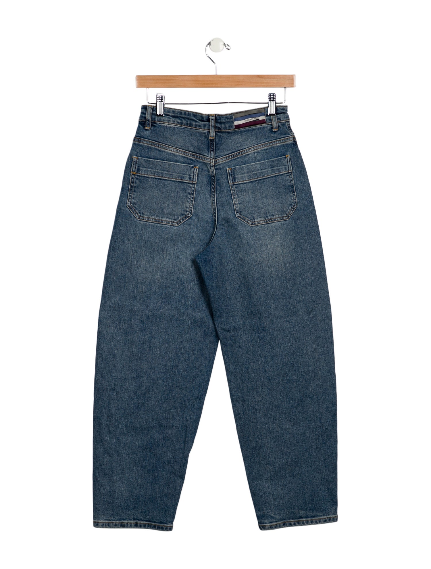 Vanessa Bruno High-Rise Straight Leg Jeans