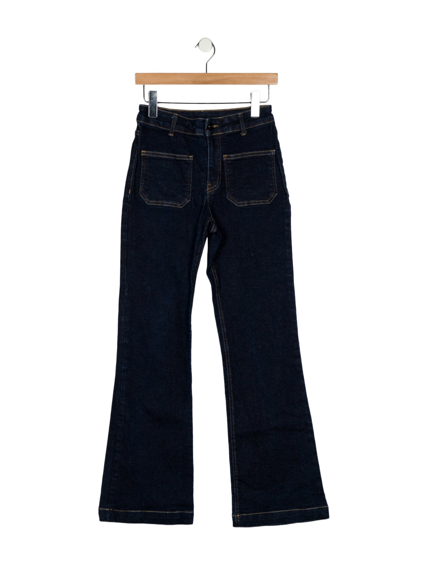 Vanessa Bruno Mid-Rise Wide Leg Jeans