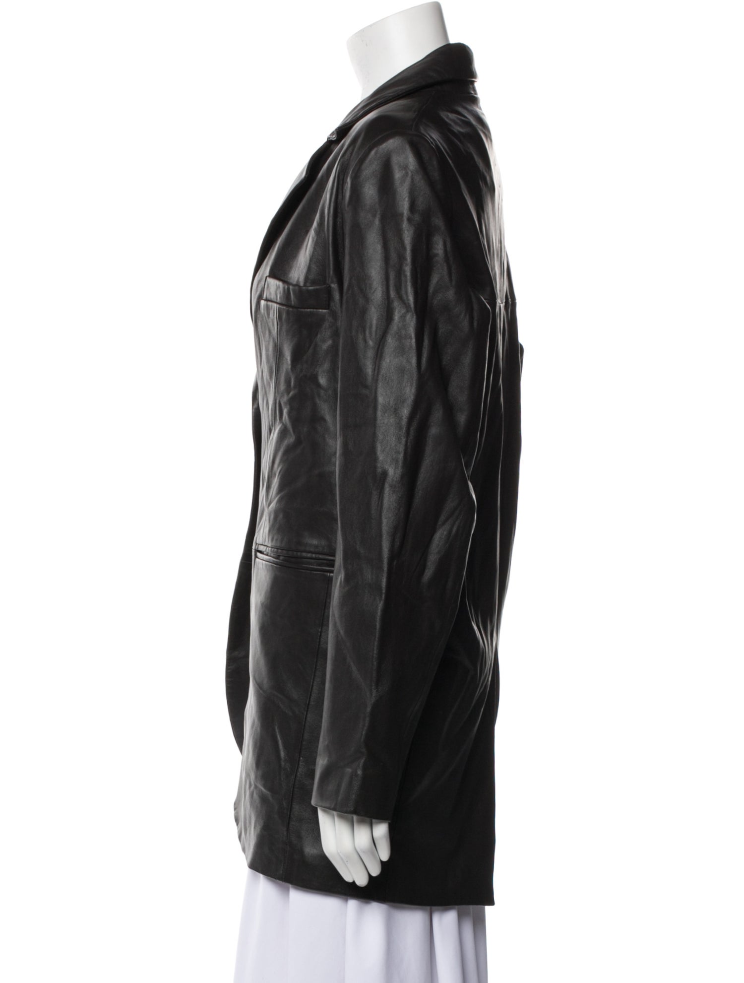 Vanessa Bruno Lamb Leather Blazer