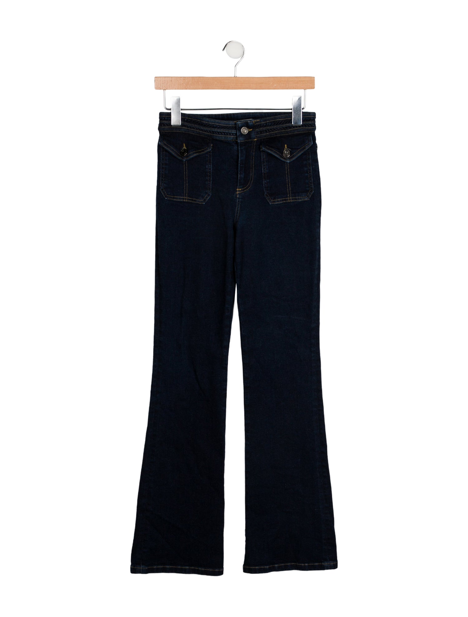 Vanessa Bruno Mid-Rise Wide Leg Jeans