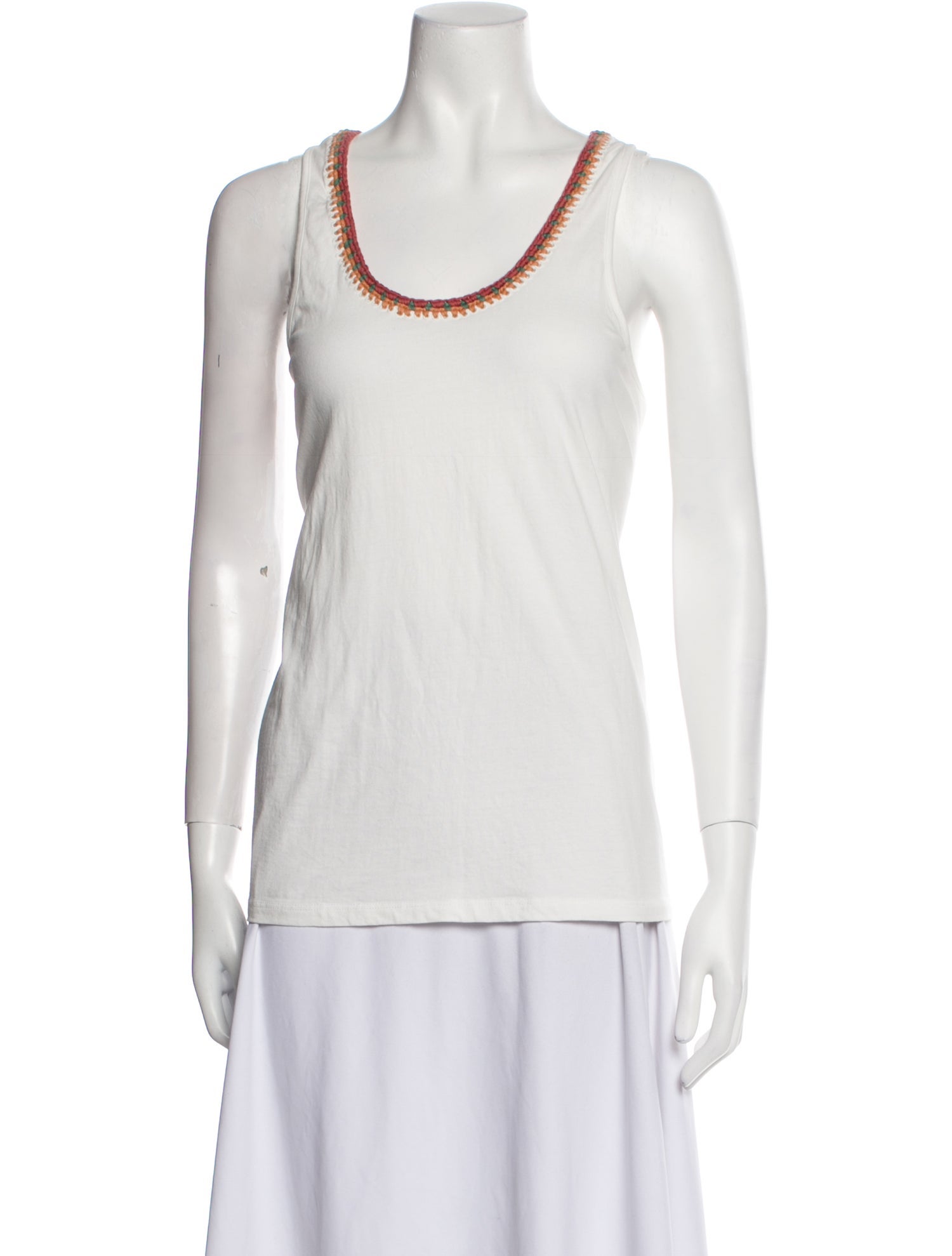 Vanessa Bruno Scoop Neck Sleeveless Top