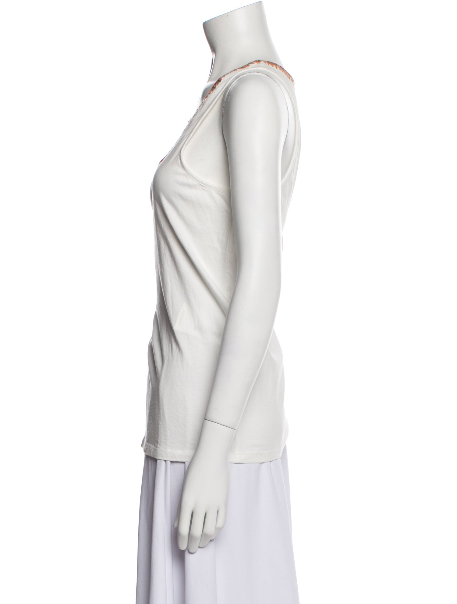 Vanessa Bruno Scoop Neck Sleeveless Top