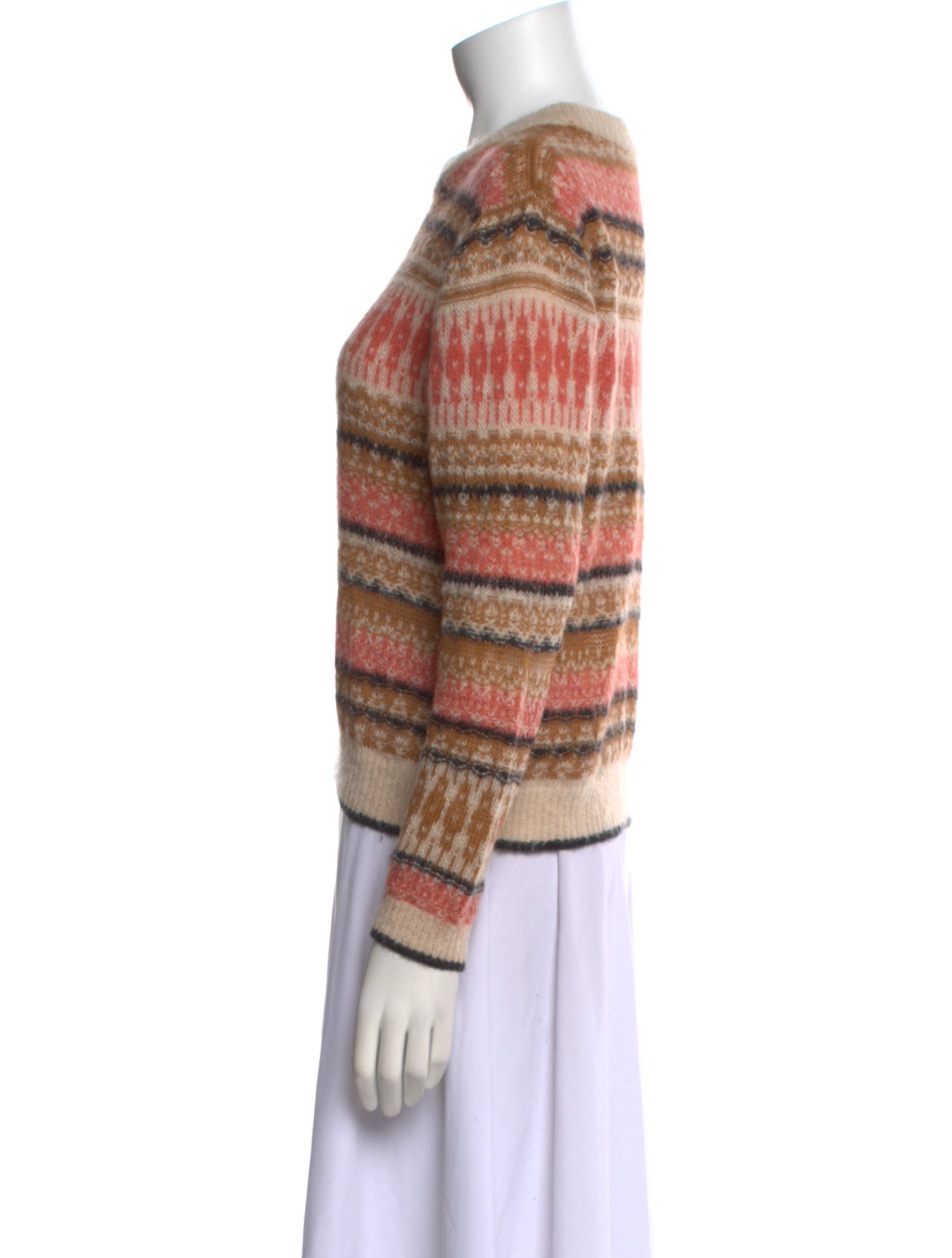 Vanessa Bruno Striped Crew Neck Sweater