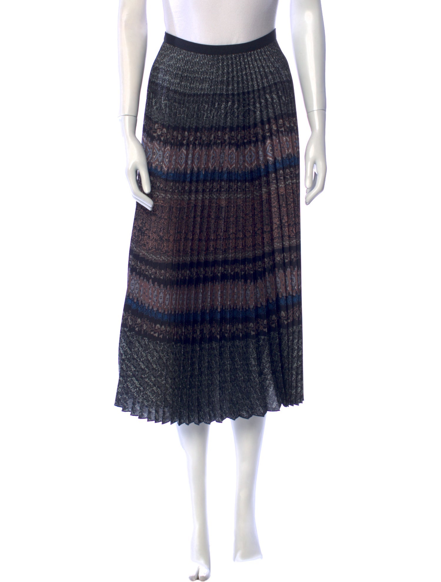 Vanessa Bruno Striped Midi Length Skirt w/ Tags