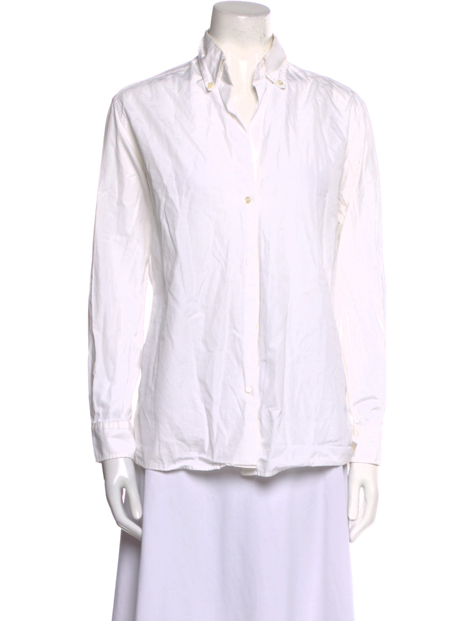 Vanessa Bruno Long Sleeve Button-Up Top