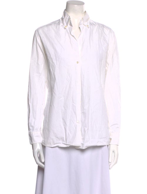 Vanessa Bruno Long Sleeve Button-Up Top