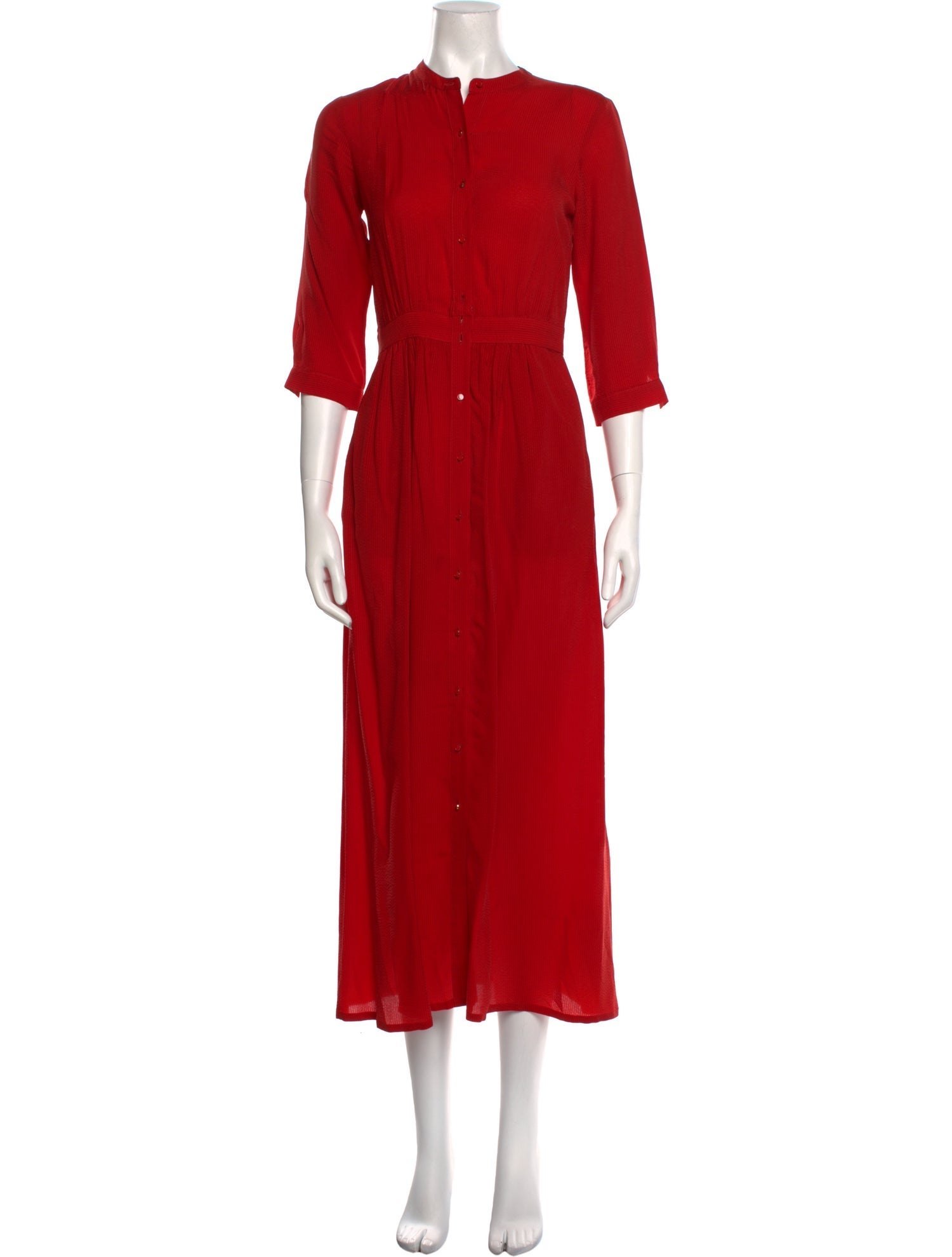 Vanessa Bruno Crew Neck Long Dress