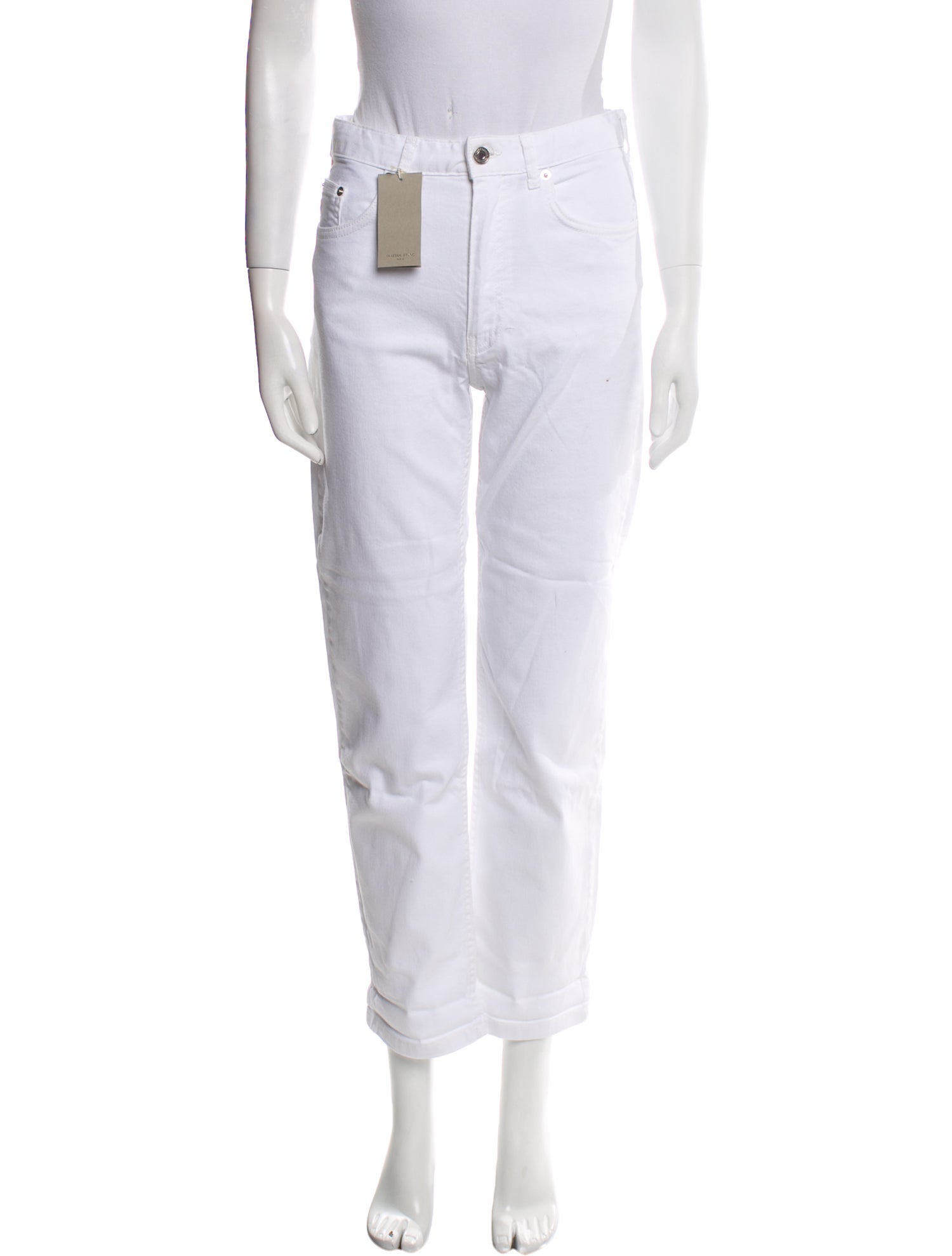 Vanessa Bruno Mid-Rise Straight Leg Jeans