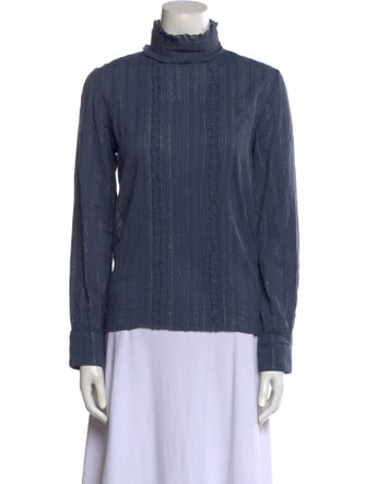 Vanessa Bruno Turtleneck Long Sleeve Blouse