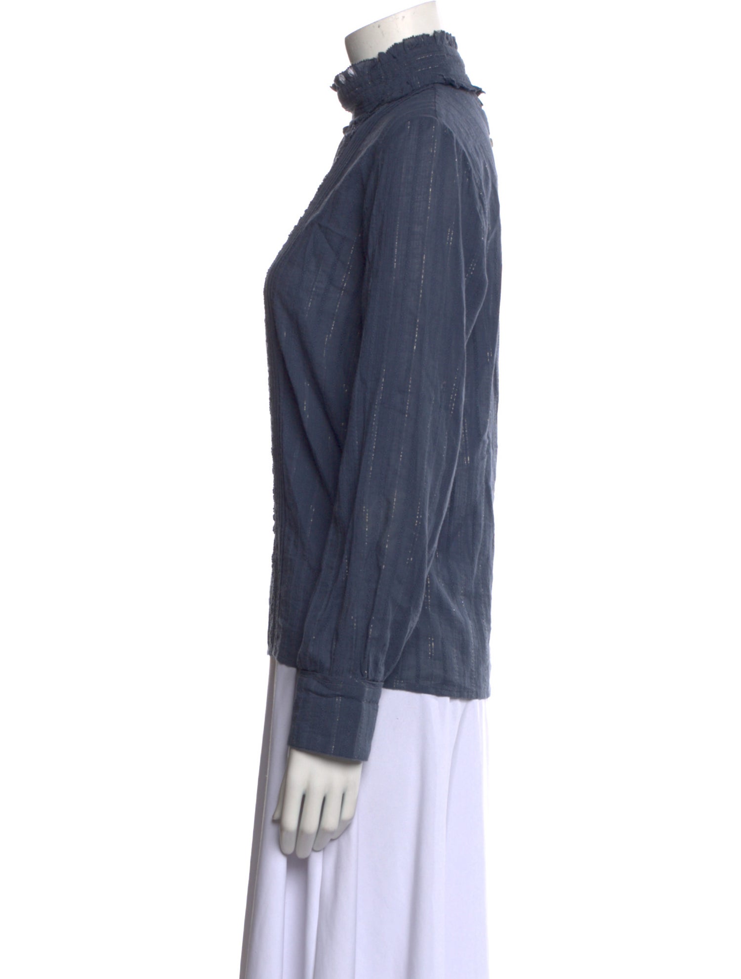 Vanessa Bruno Turtleneck Long Sleeve Blouse