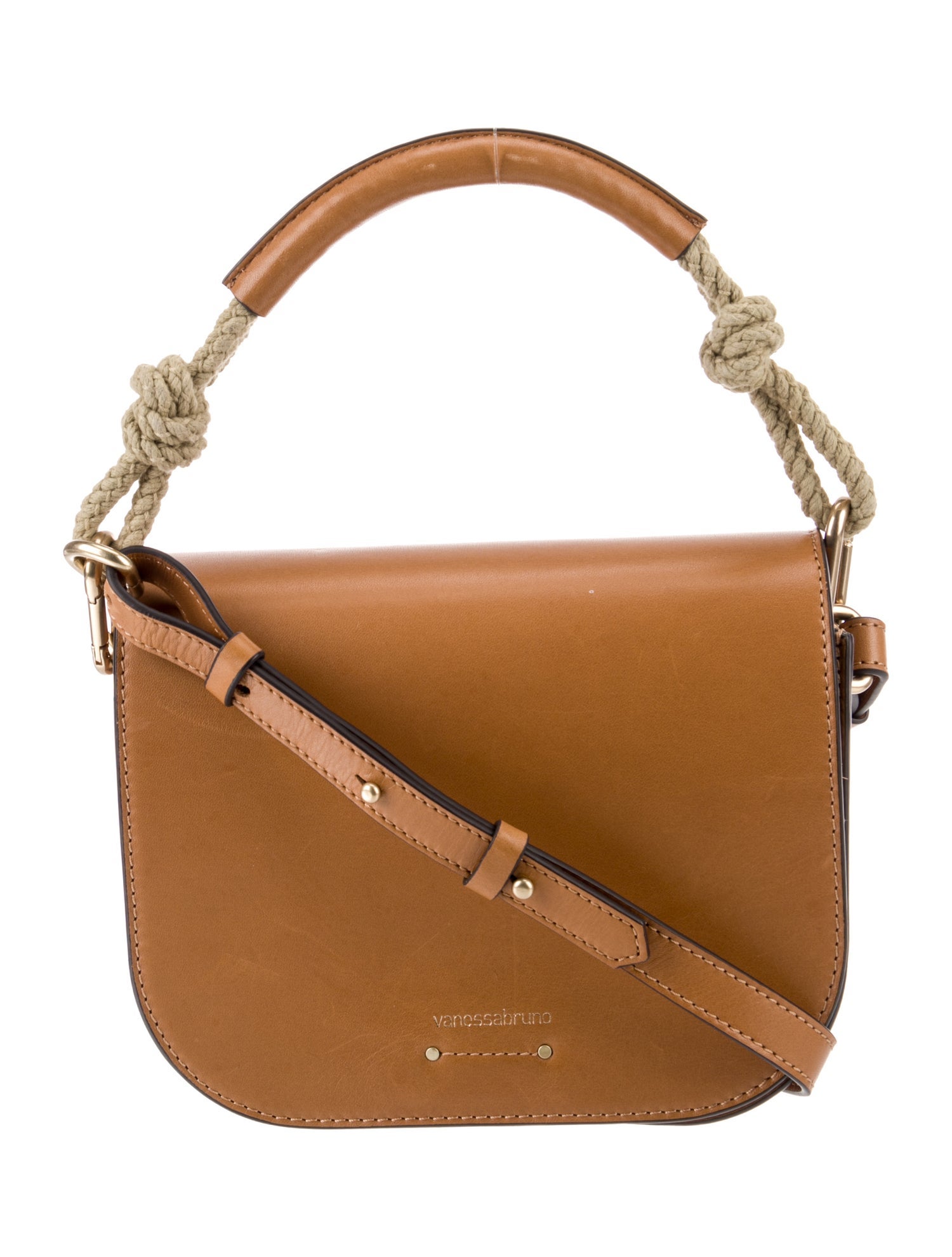 ショルダーバッグ・ポシェット Vanessa Bruno Panier Shoulder Bag - Leather - Brown Leather crossbody bag Vanessa Bruno Camel in Leather - 42597404