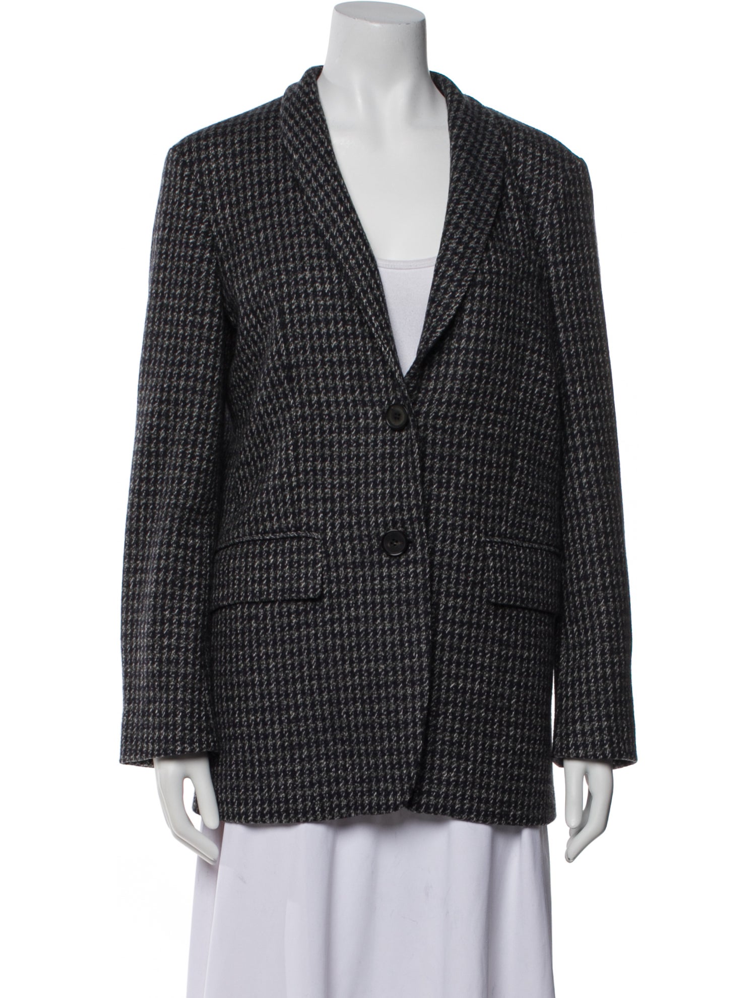 Vanessa Bruno Wool Printed Blazer