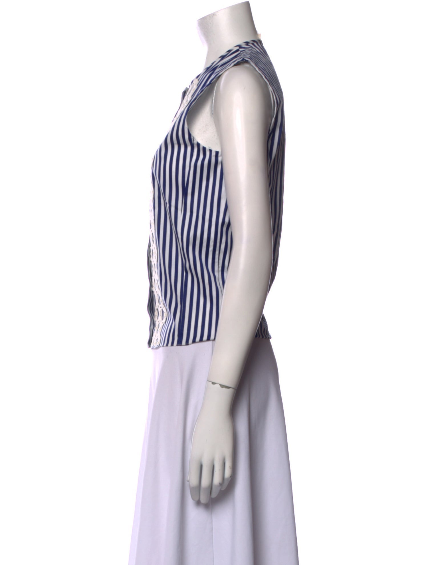 Vanessa Bruno Striped Crew Neck Top