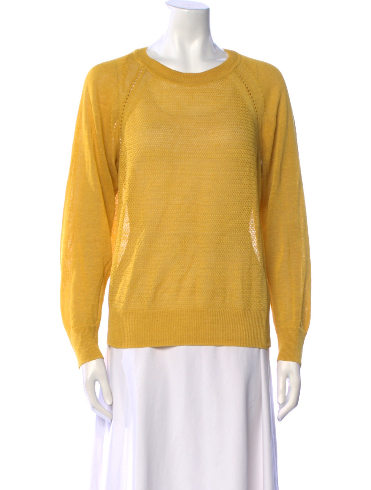 Vanessa Bruno Linen Scoop Neck Sweater
