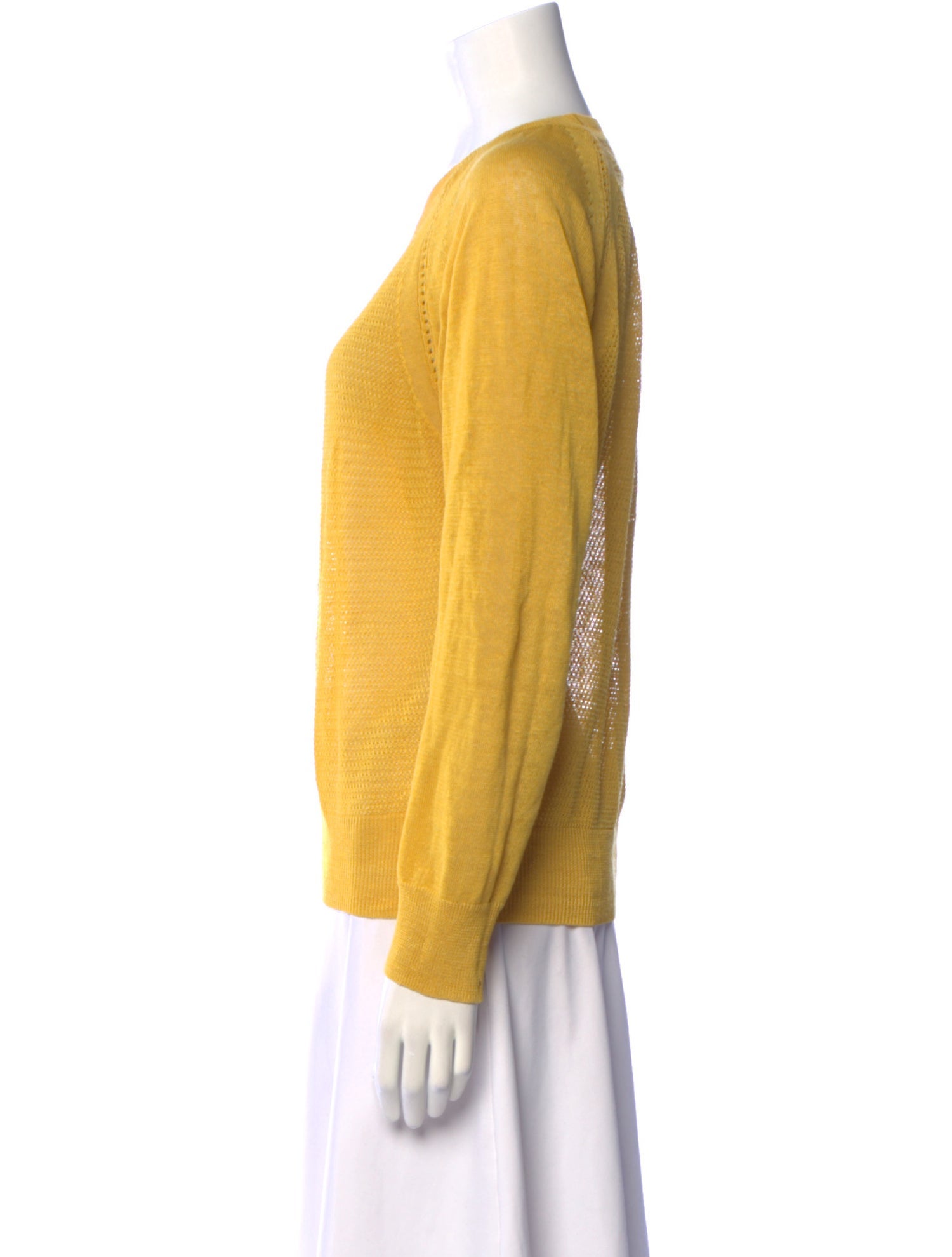 Vanessa Bruno Linen Scoop Neck Sweater