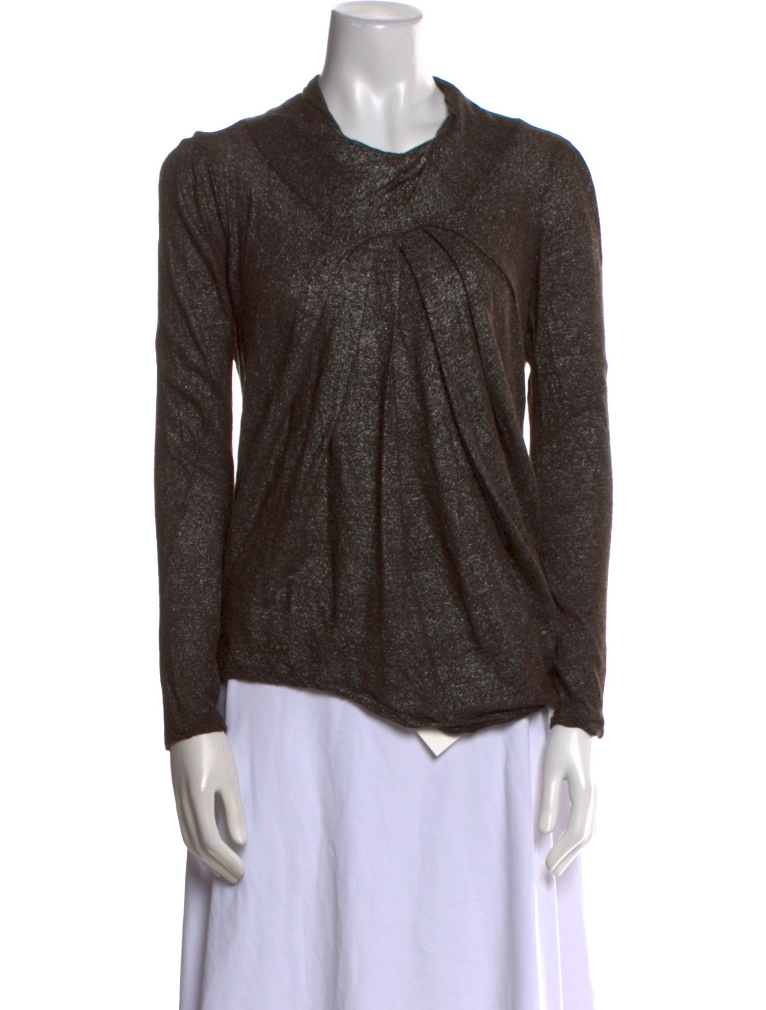 Vanessa Bruno Wool Cowl Neck Top
