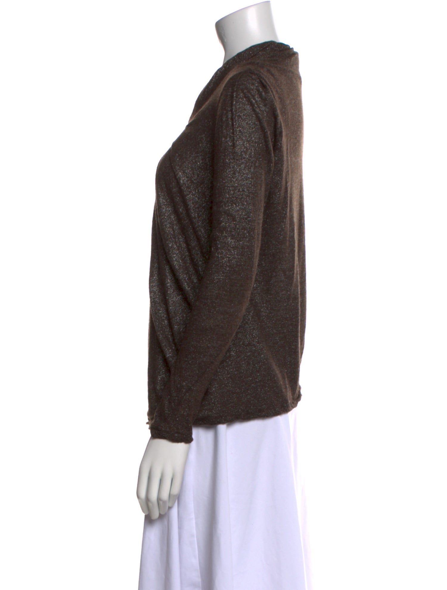 Vanessa Bruno Wool Cowl Neck Top