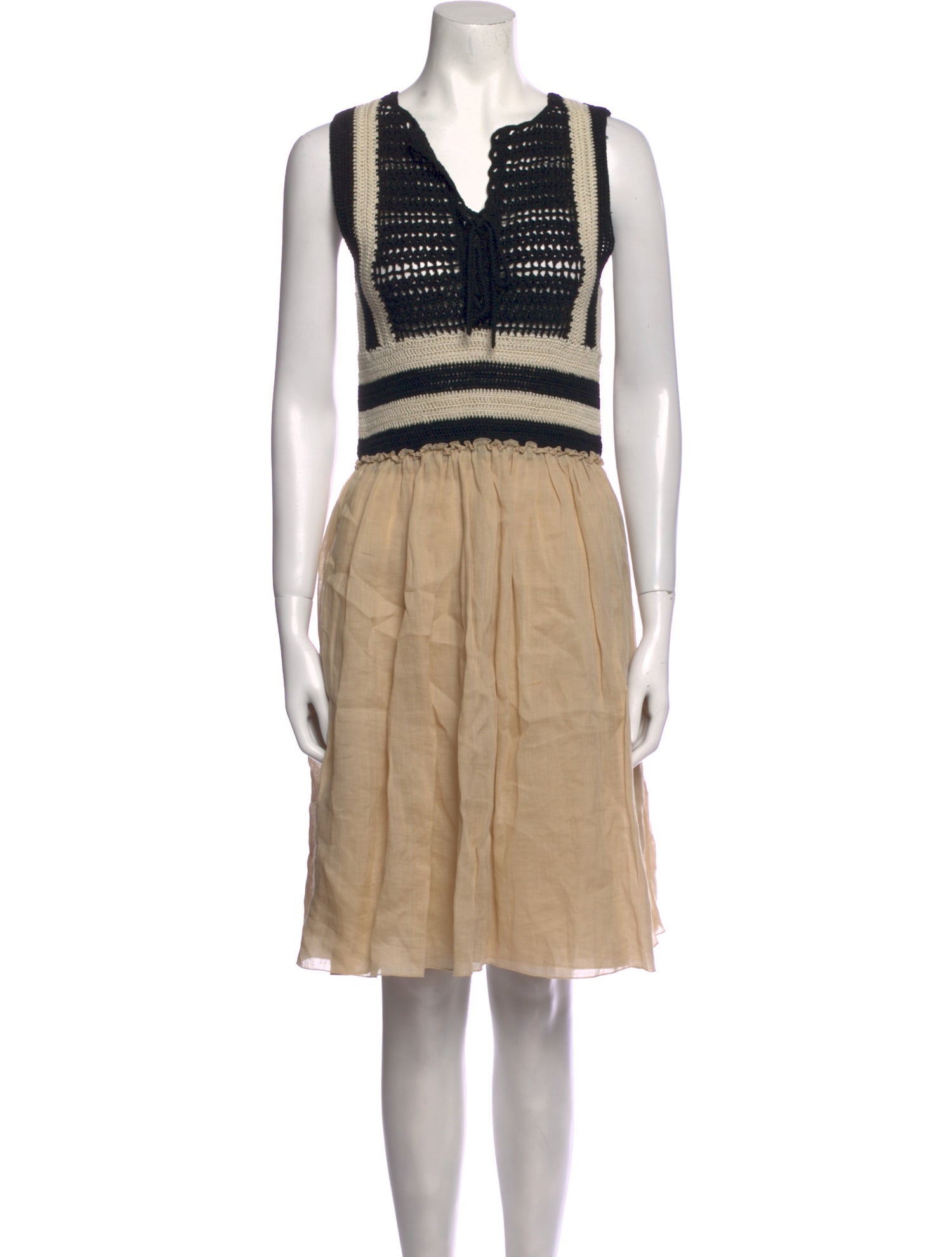 Vanessa Bruno V-Neck Knee-Length Dress