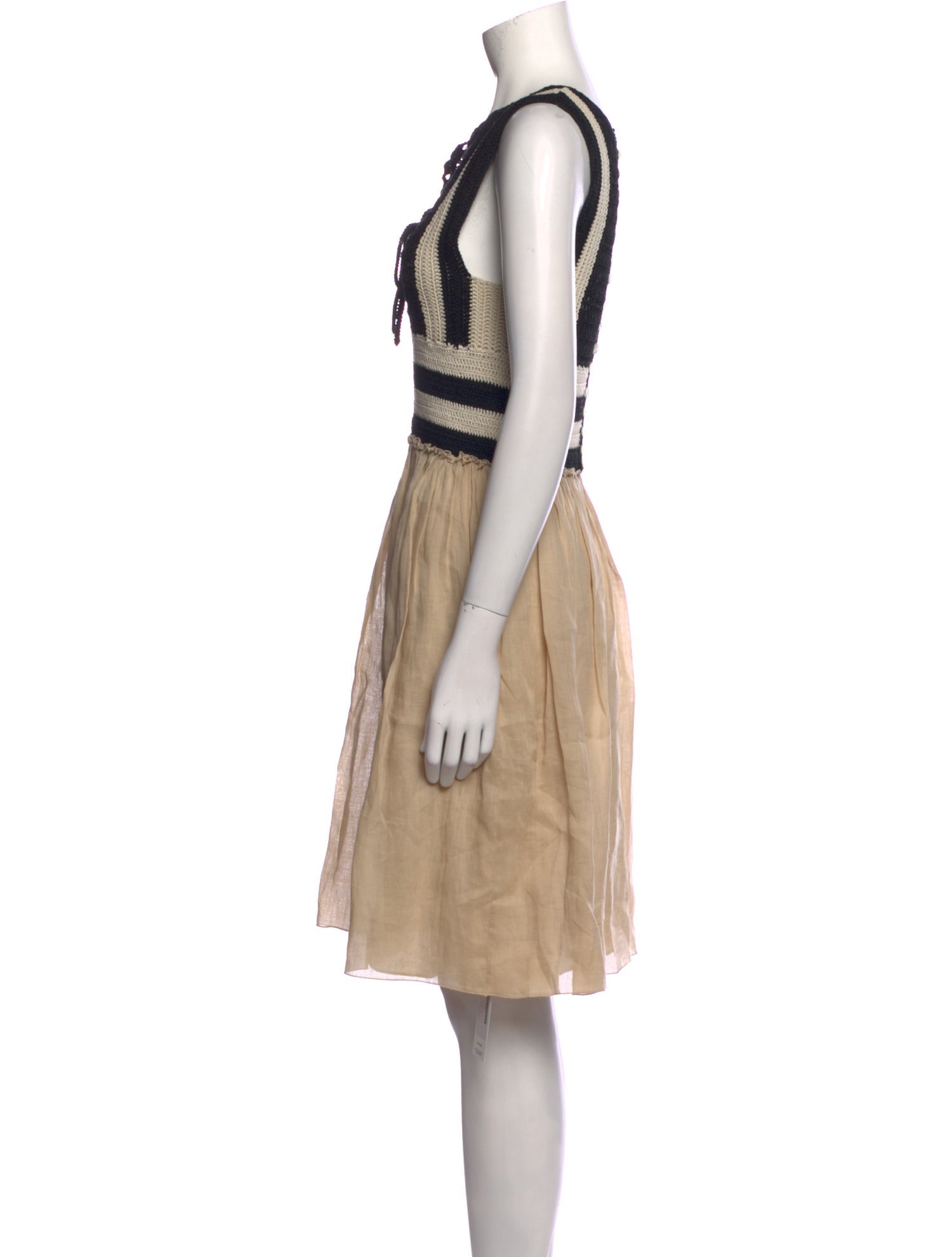 Vanessa Bruno V-Neck Knee-Length Dress