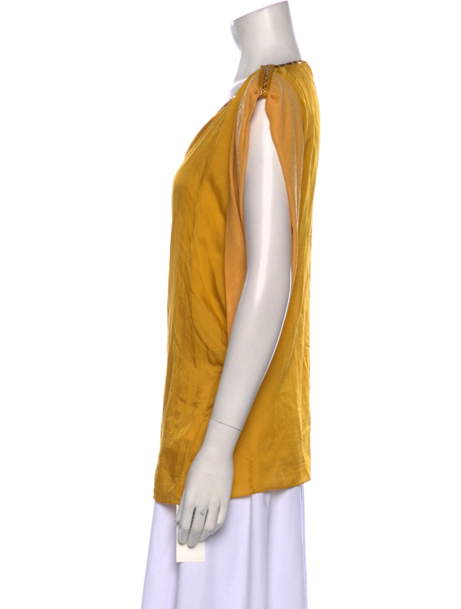 Vanessa Bruno Scoop Neck Short Sleeve Blouse