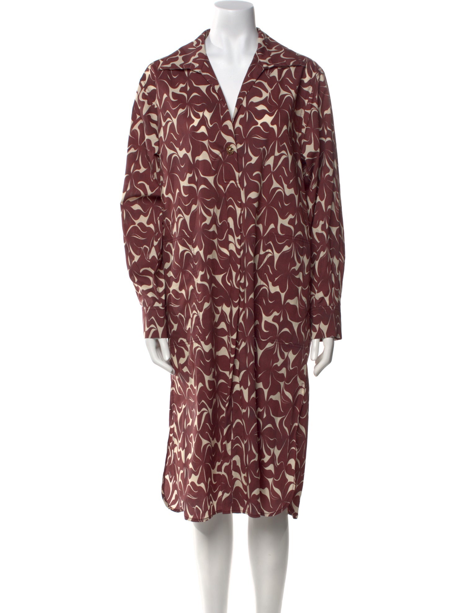 Vanessa Bruno Printed Midi Length Dress w/ Tags