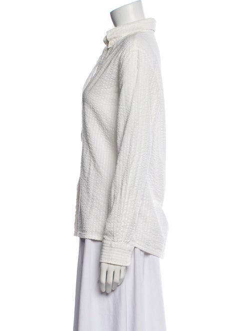 Vanessa Bruno Long Sleeve Button-Up Top