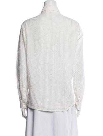 Vanessa Bruno Long Sleeve Button-Up Top