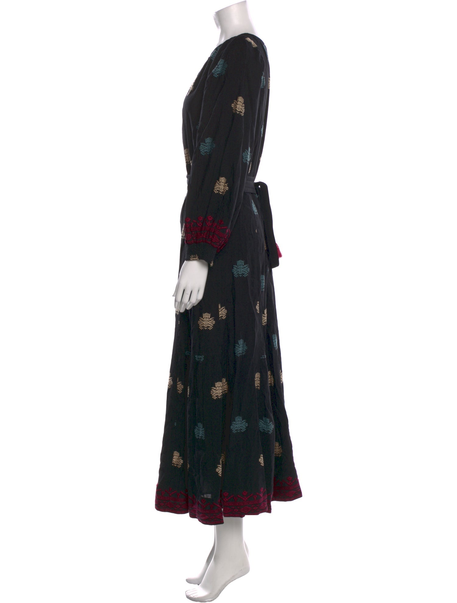 Vanessa Bruno Floral Print Long Dress