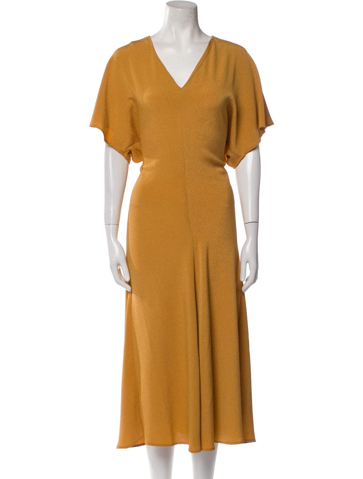 Vanessa Bruno V-Neck Midi Length Dress