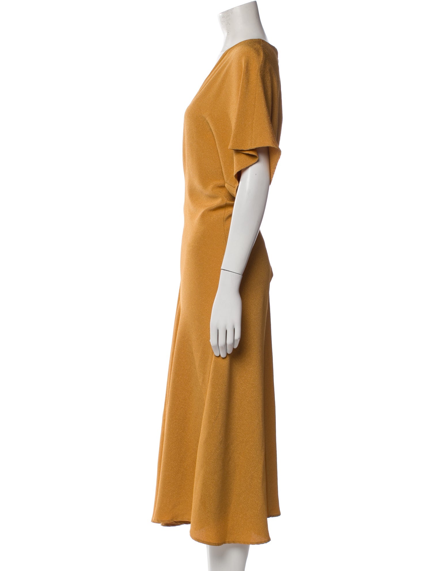 Vanessa Bruno V-Neck Midi Length Dress