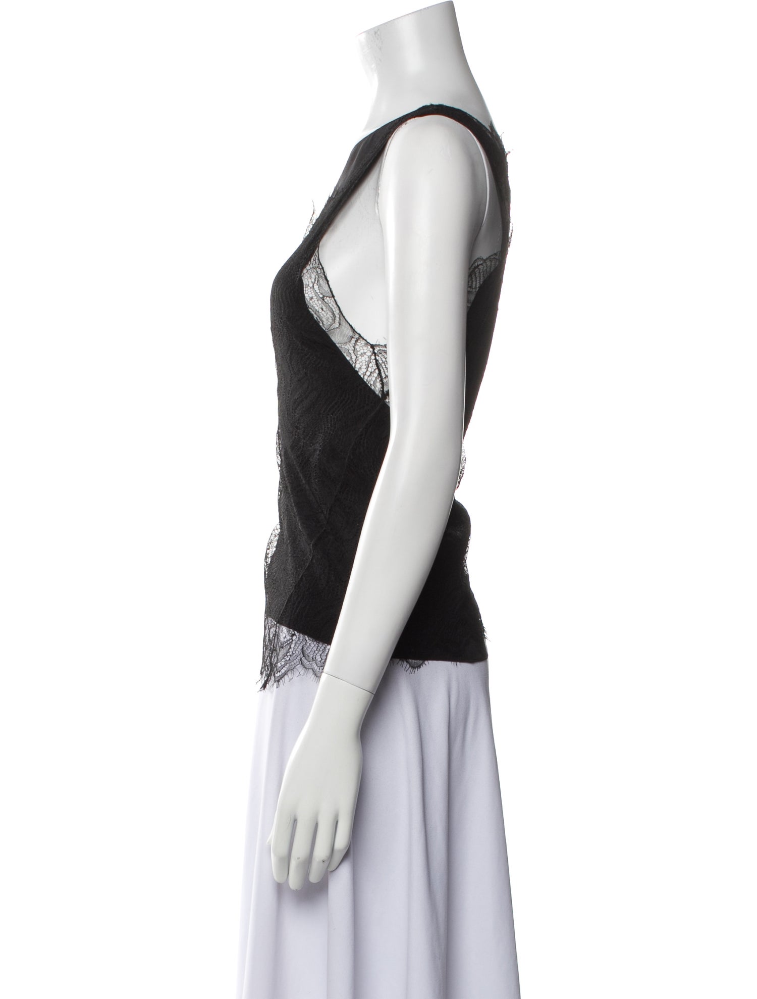 Vanessa Bruno Silk Scoop Neck Top