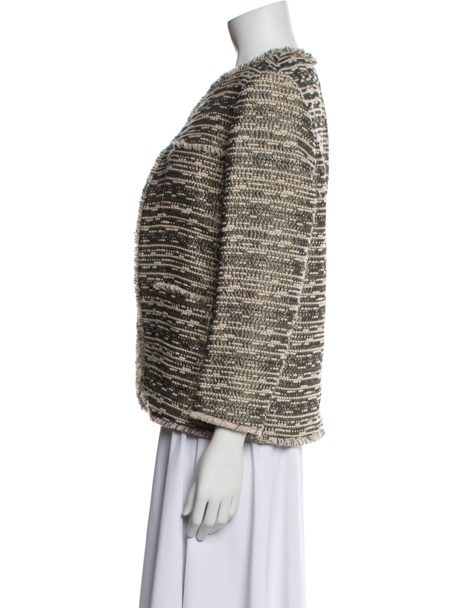 Vanessa Bruno Tweed Pattern Jacket