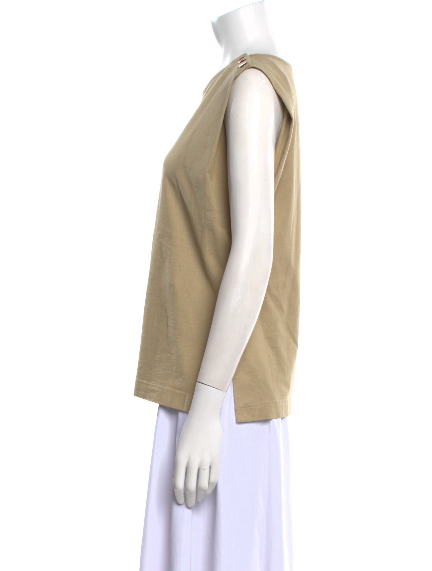 Vanessa Bruno Bateau Neckline Sleeveless T-Shirt