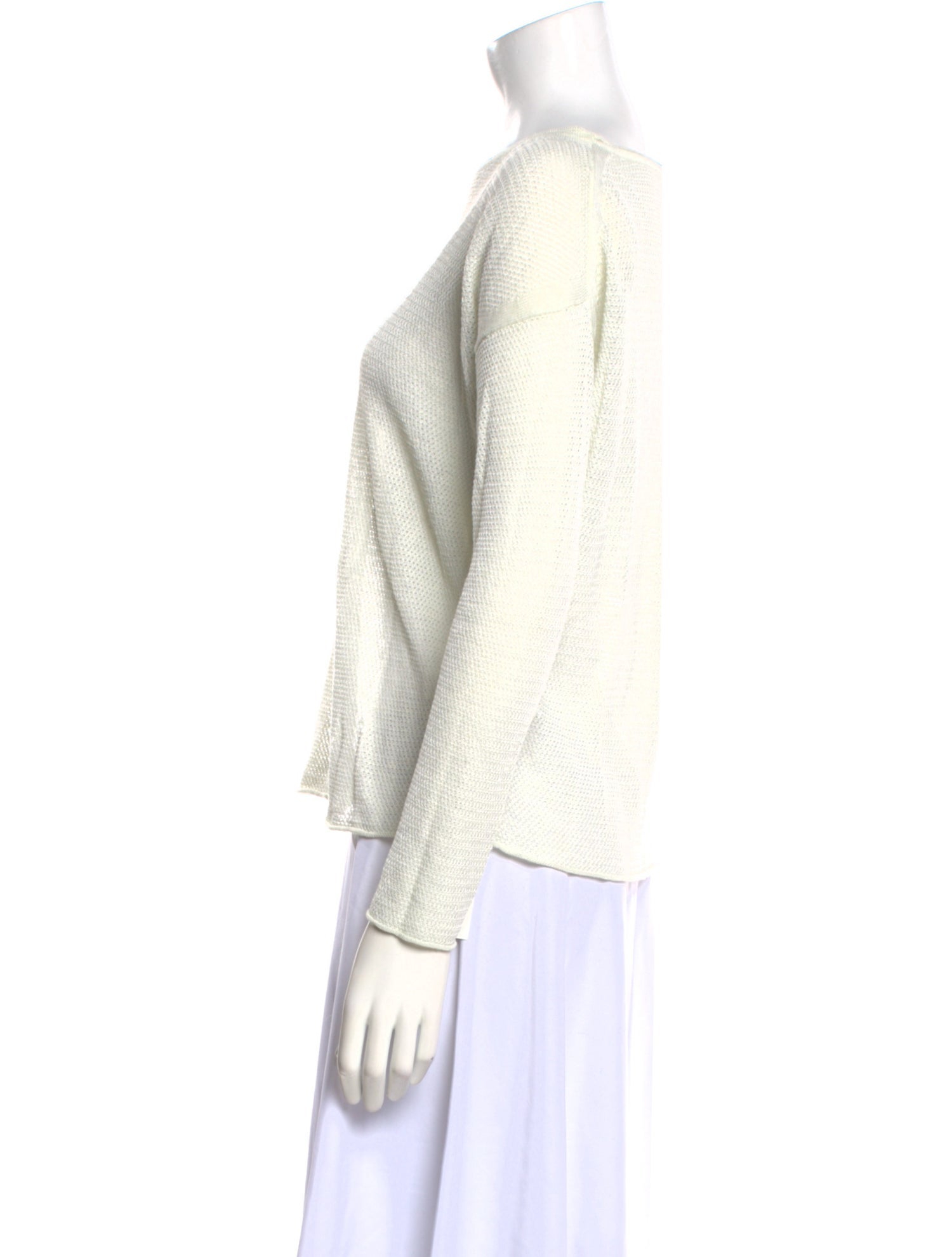 Vanessa Bruno Linen Bateau Neckline Sweater