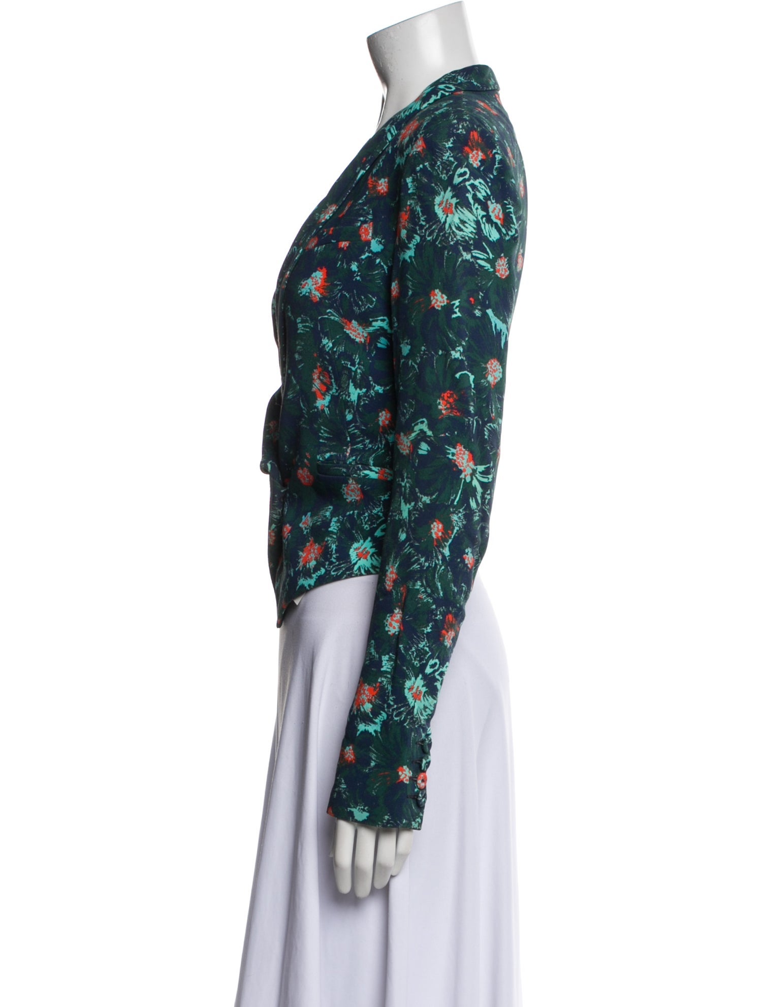 Vanessa Bruno Floral Print Blazer