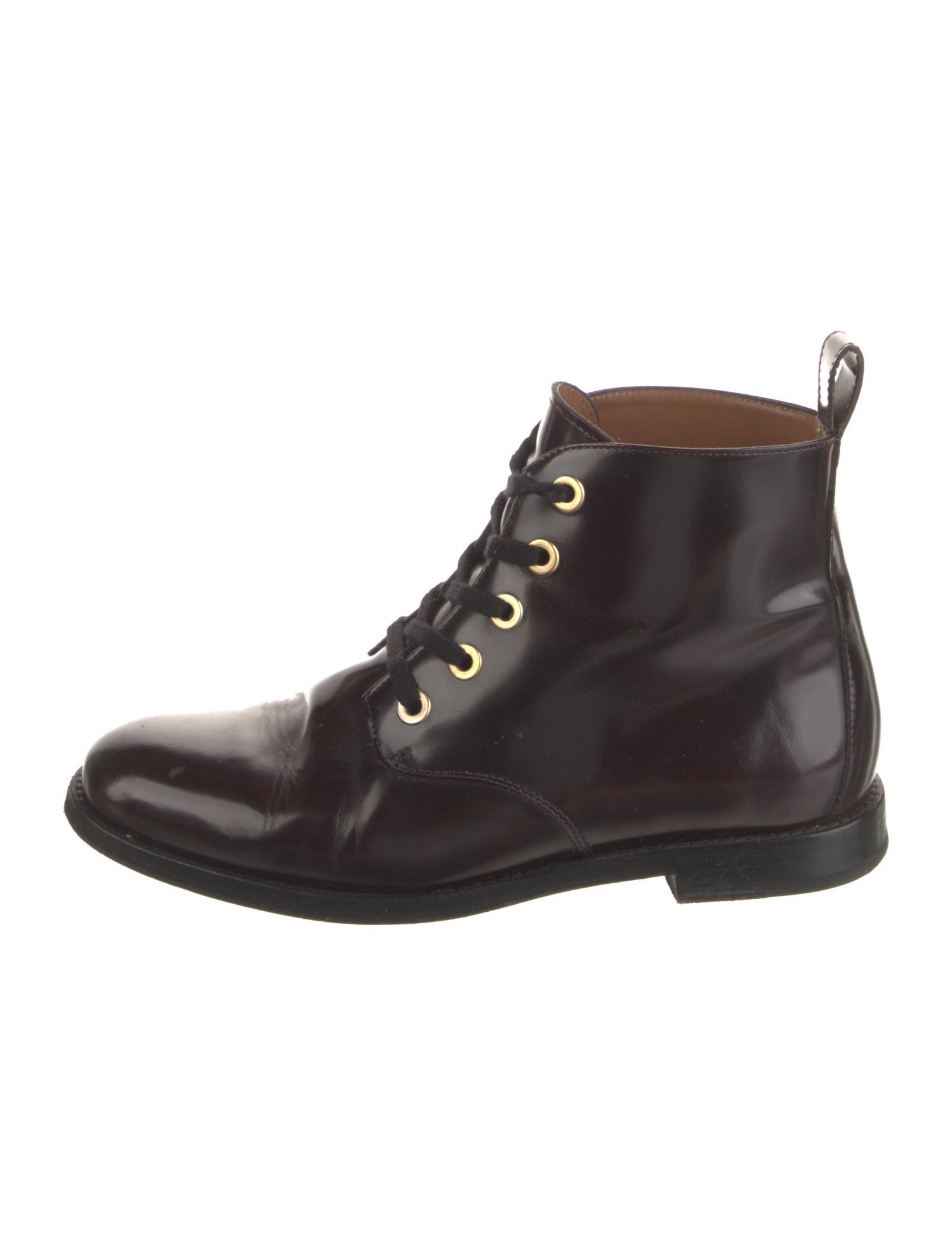 Vanessa Bruno Leather Combat Boots