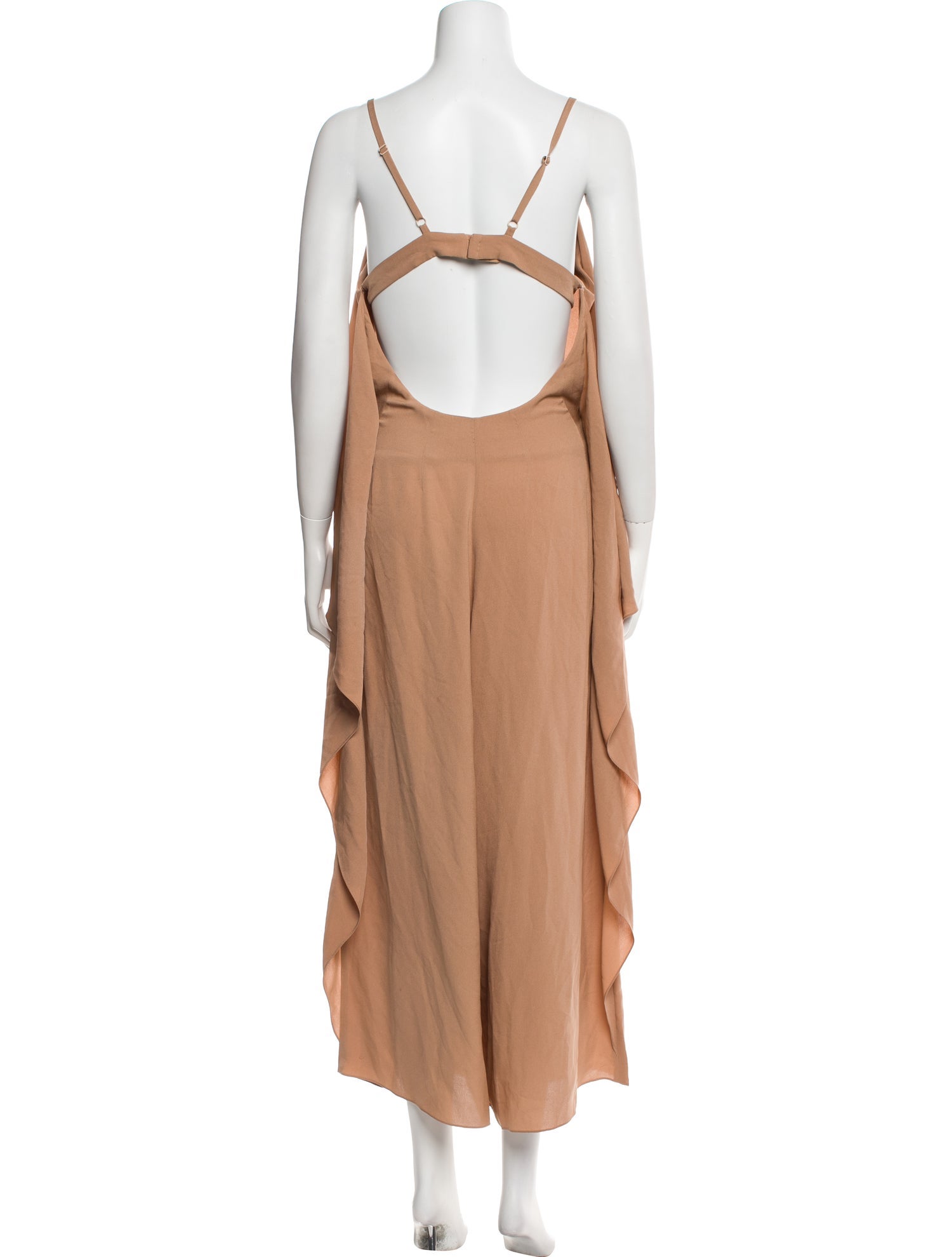 Vanessa Bruno Silk Scoop Neck Jumpsuit