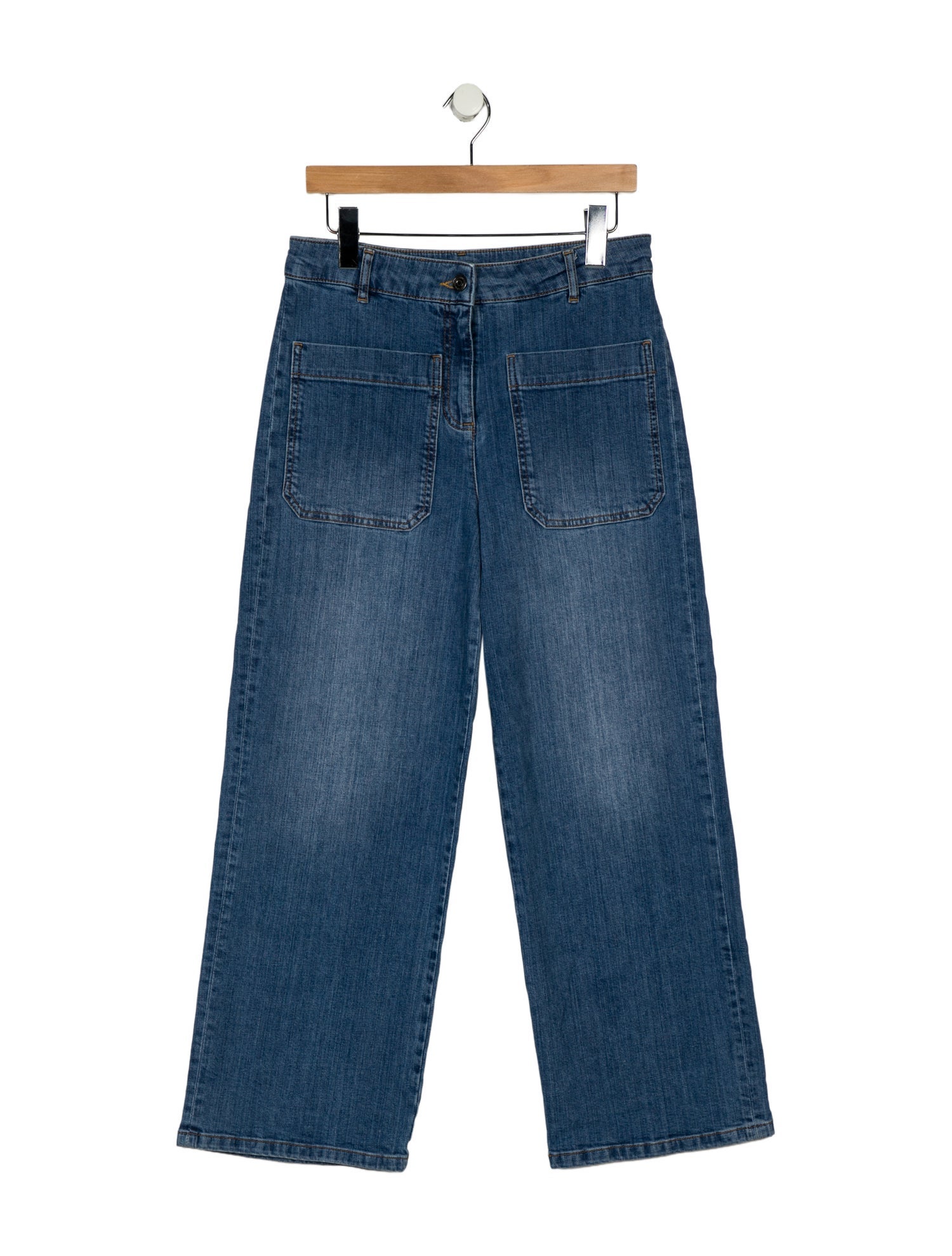 Vanessa Bruno High-Rise Wide Leg Jeans