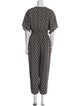 Vanessa Bruno Printed V-Neck Jumpsuit