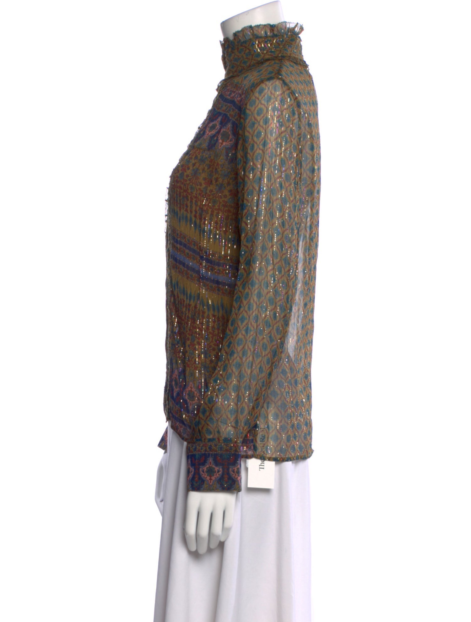 Vanessa Bruno Silk Printed Blouse w/ Tags